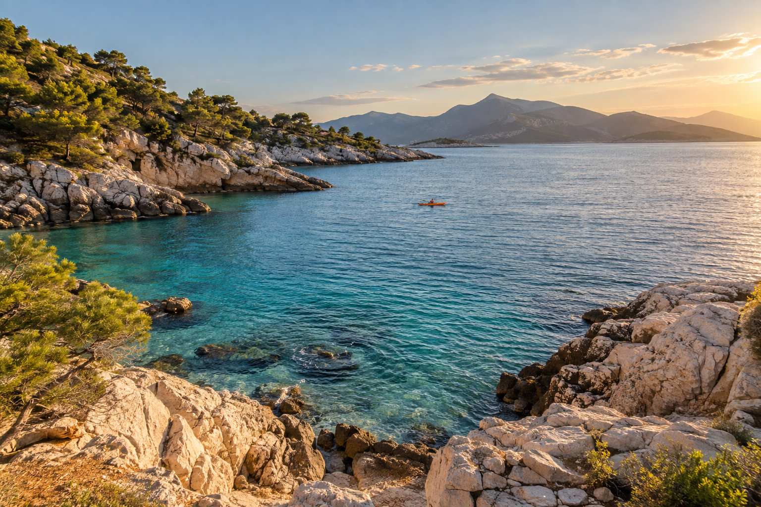 Coastal landscape used as the local sample image